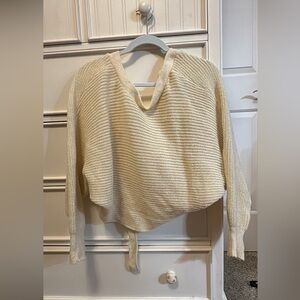 Cream Knit Women's Sweater